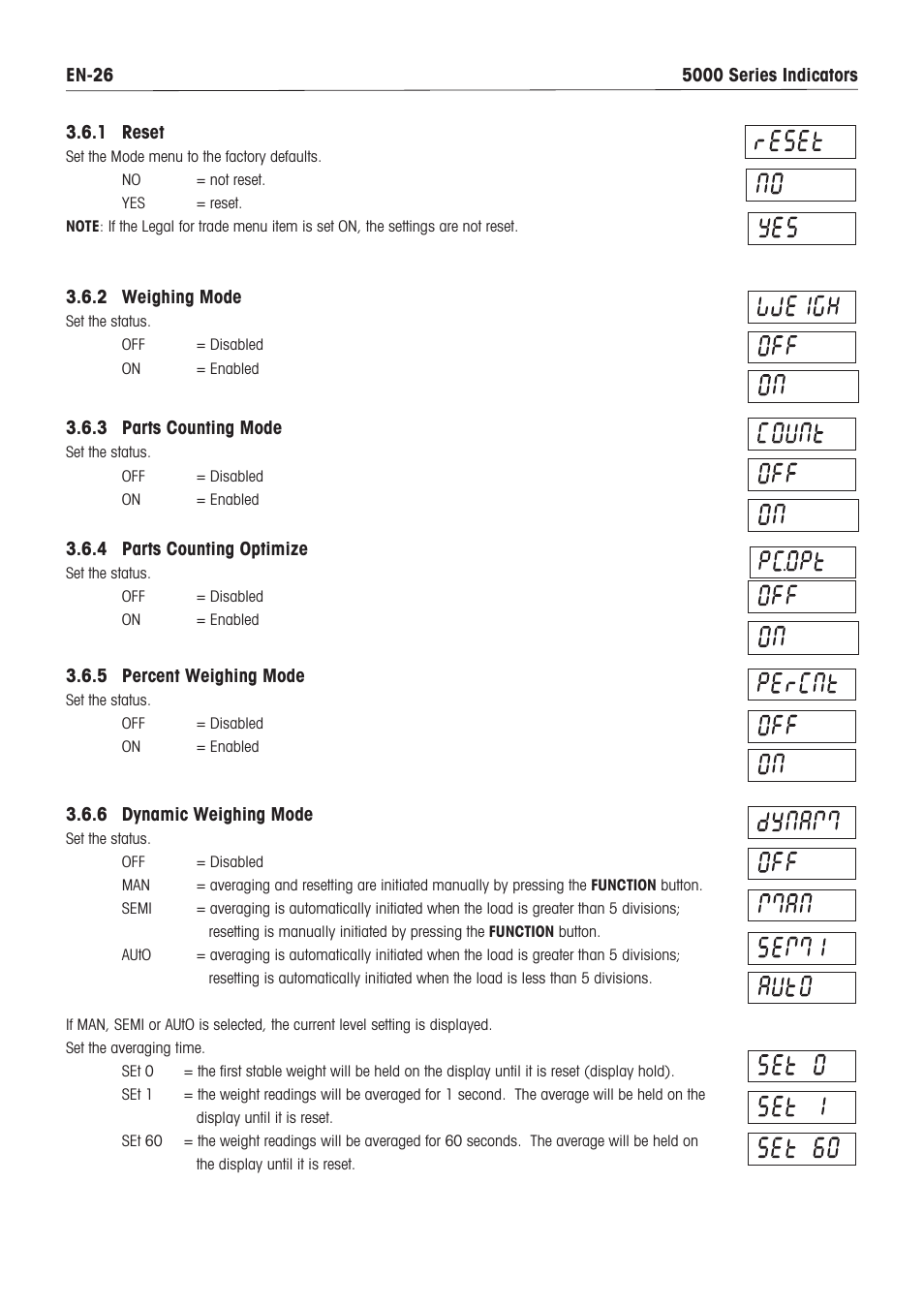 Ohaus DEFENDER 5000 BENCH SCALES Manual en User Manual | Page 28 / 64