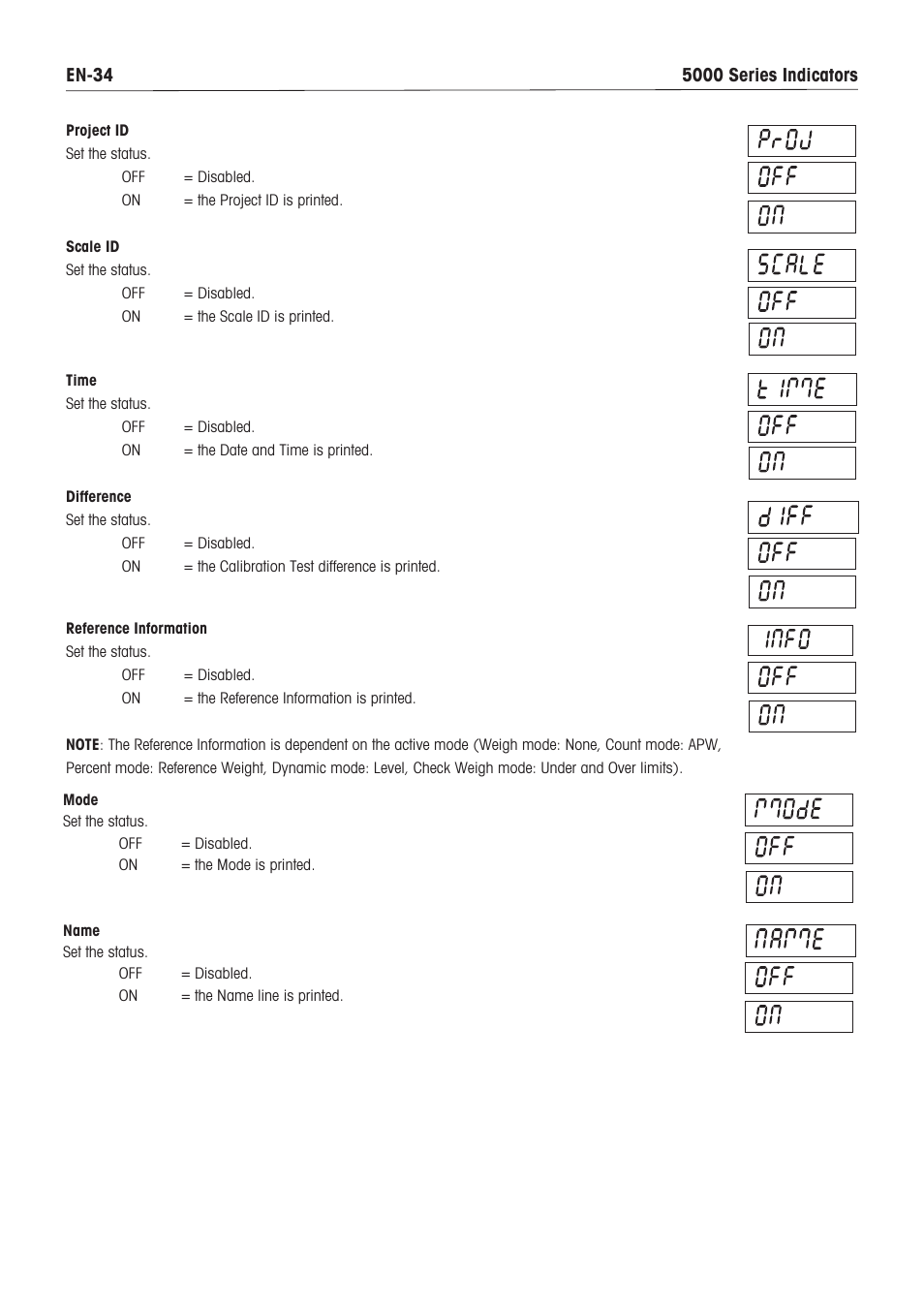 Ohaus DEFENDER 5000 BENCH SCALES Manual en User Manual | Page 36 / 64