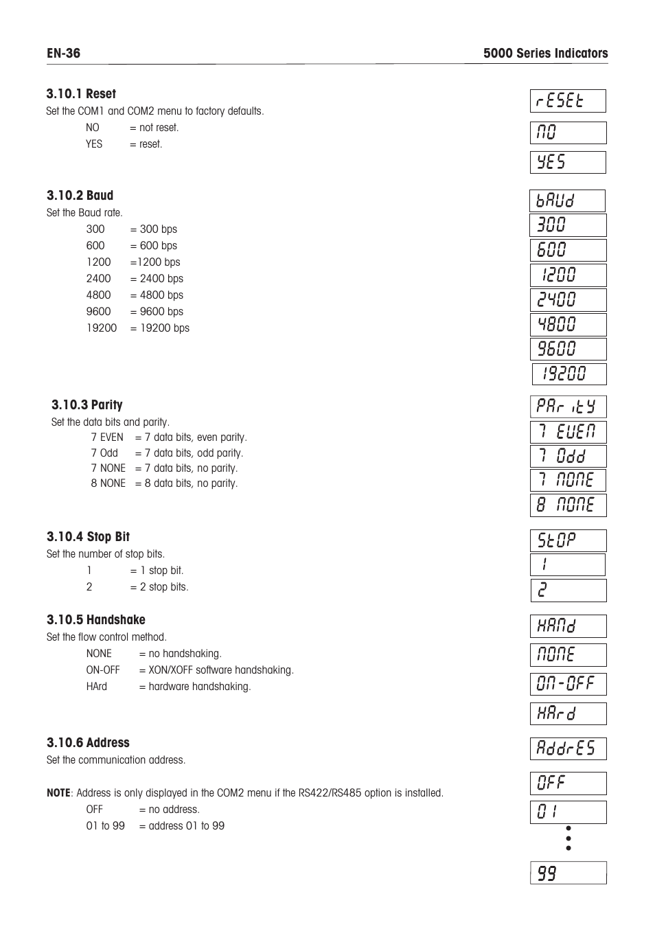 Ohaus DEFENDER 5000 BENCH SCALES Manual en User Manual | Page 38 / 64