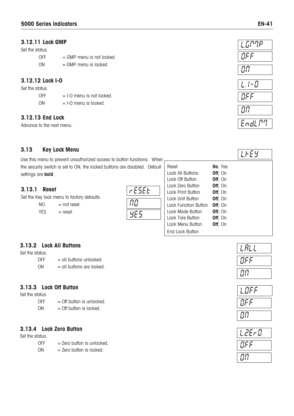 Ohaus DEFENDER 5000 BENCH SCALES Manual en User Manual | Page 43 / 64