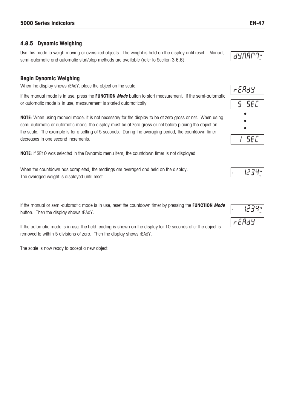 Ohaus DEFENDER 5000 BENCH SCALES Manual en User Manual | Page 49 / 64