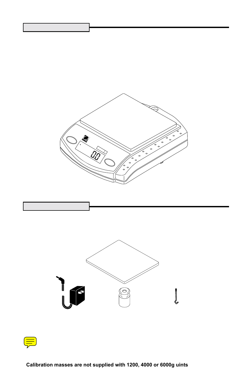 Description, Unpacking | Ohaus SRF0A0 Electronic Balance User Manual | Page 4 / 21
