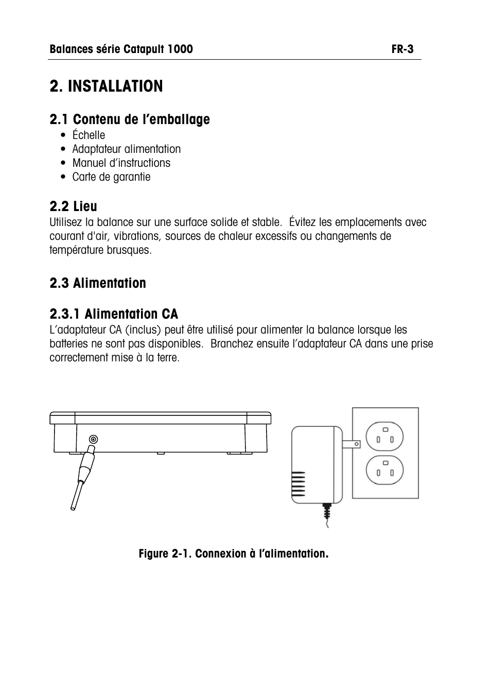 Installation | Ohaus CATAPULT 1000 SCALES Manual multi User Manual | Page 29 / 64