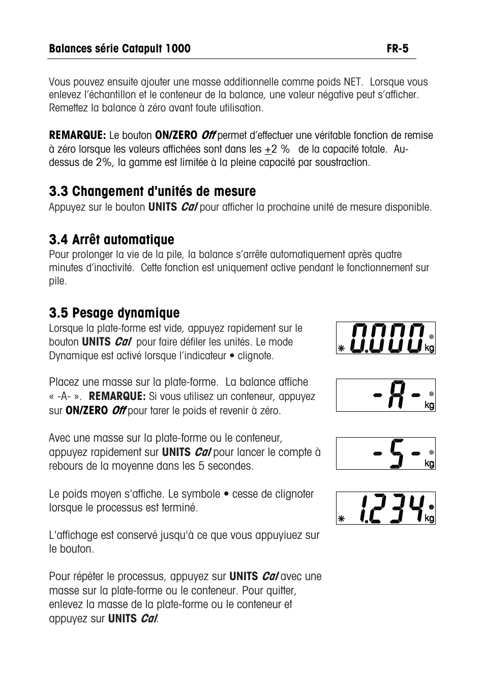 Ohaus CATAPULT 1000 SCALES Manual multi User Manual | Page 31 / 64