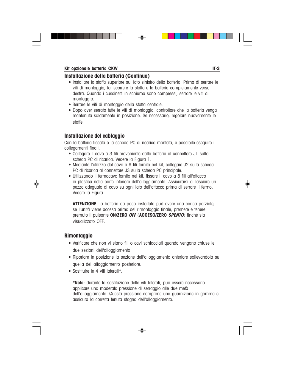 Ohaus CKW WASHDOWN CHECKWEIGHING SCALES_INDICATOR Battery Option Kit Manual multi User Manual | Page 41 / 48