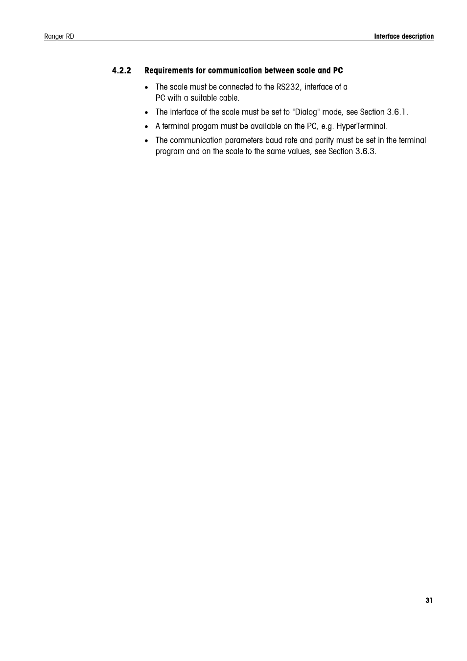 Ohaus RANGER COMPACT HIGH RESOLUTION SCALES Manual en User Manual | Page 31 / 54