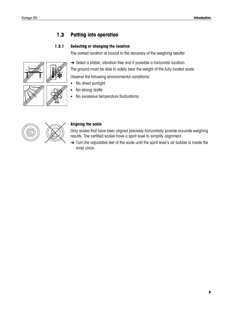 Ohaus RANGER COMPACT HIGH RESOLUTION SCALES Manual en User Manual | Page 9 / 54