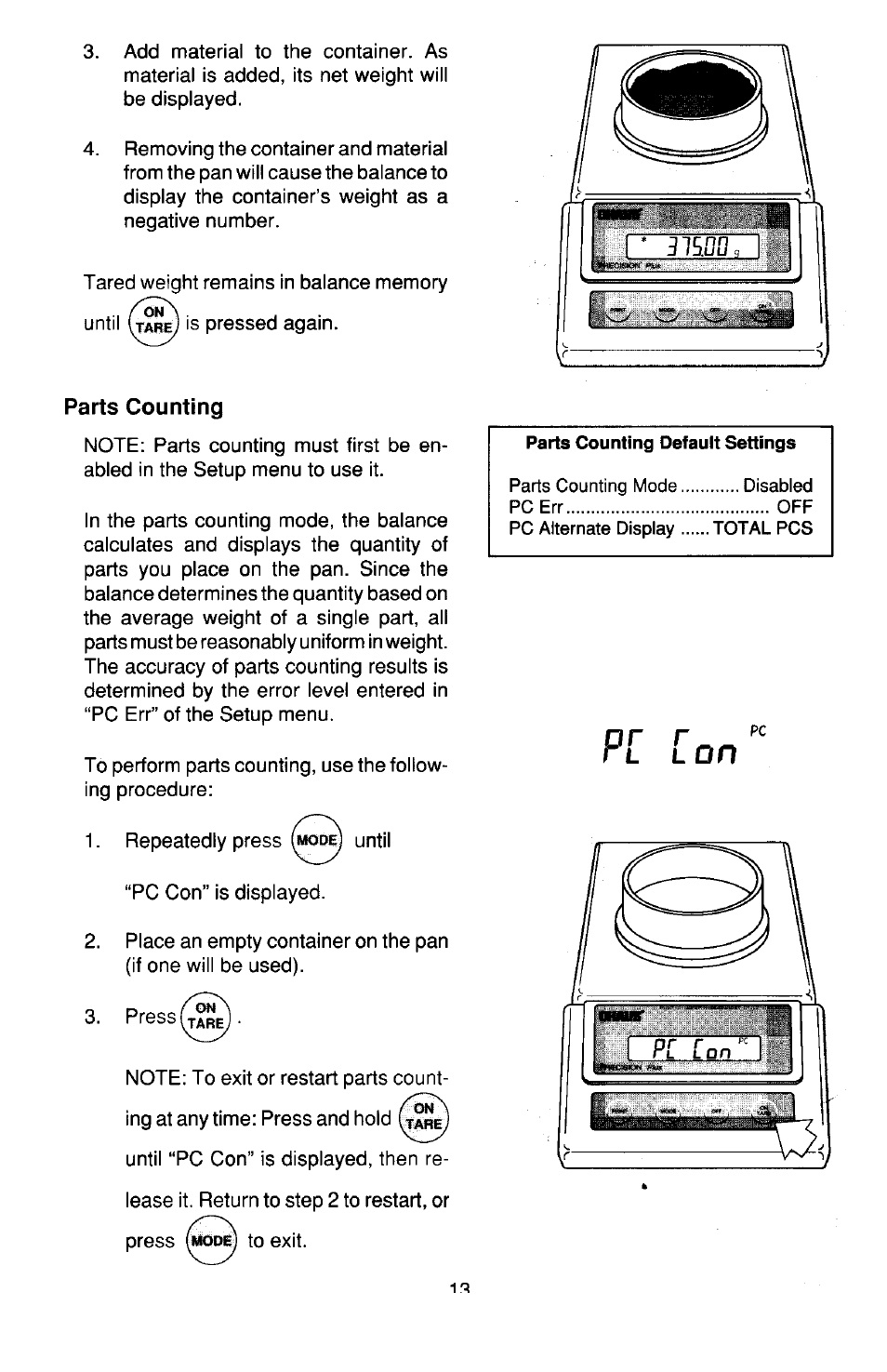 Ohaus TP Series Electronic Balance User Manual | Page 13 / 116