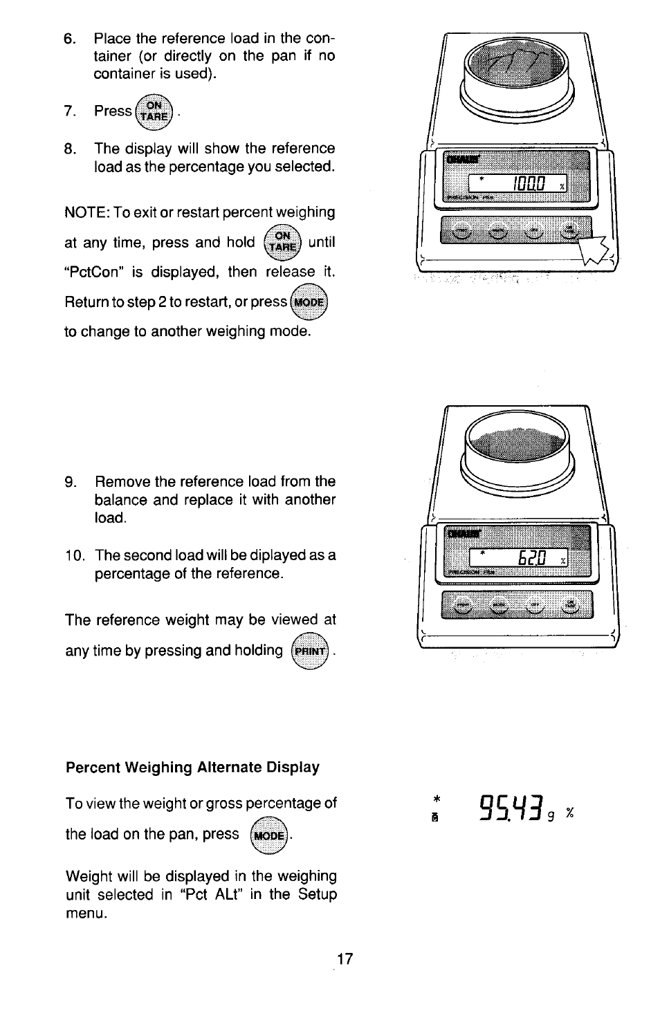 Ohaus TP Series Electronic Balance User Manual | Page 17 / 116
