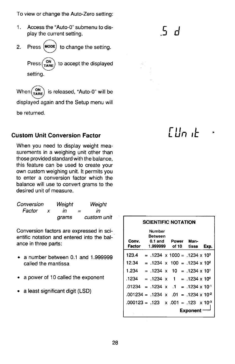 Ohaus TP Series Electronic Balance User Manual | Page 28 / 116