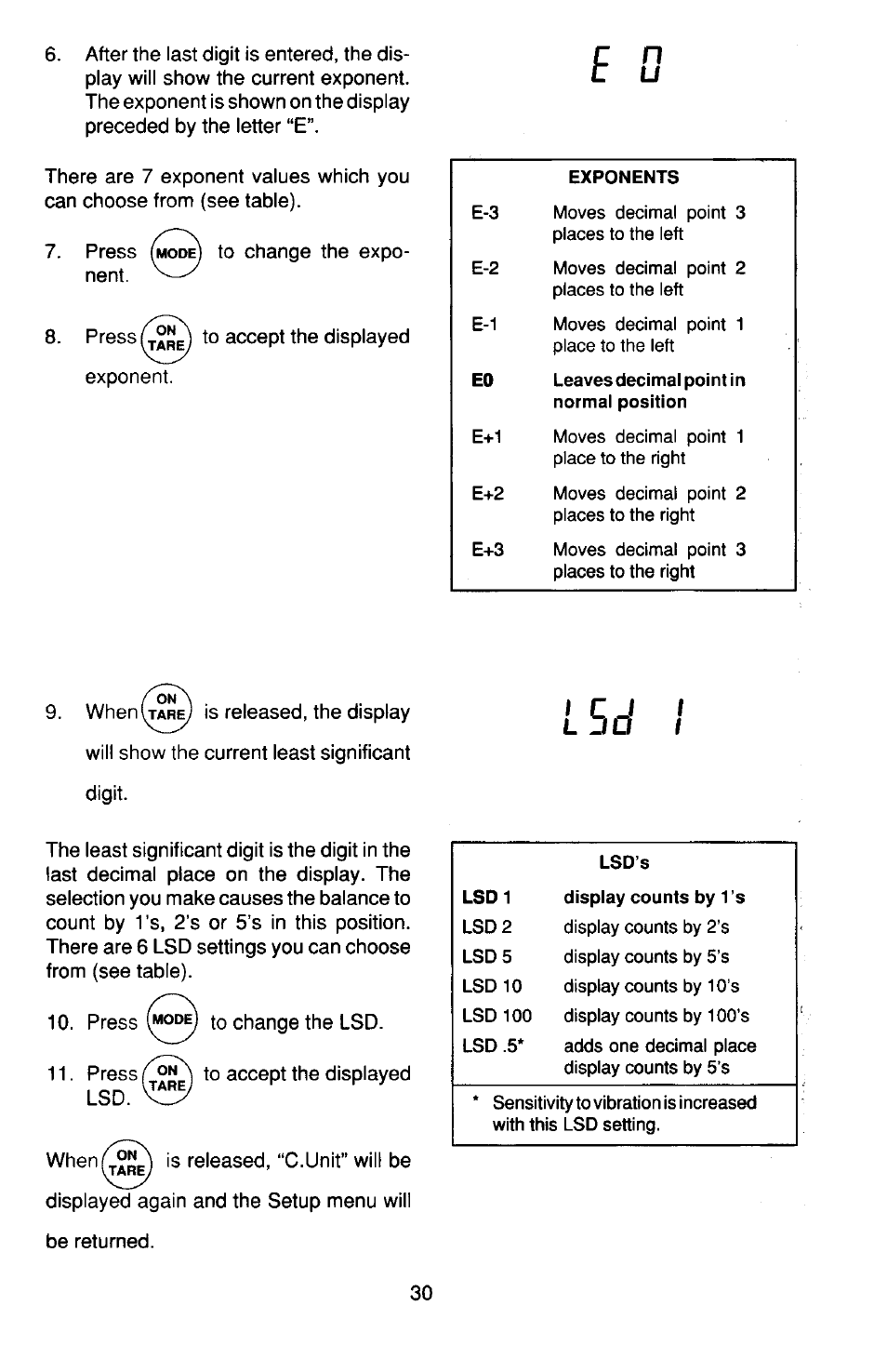 Ohaus TP Series Electronic Balance User Manual | Page 30 / 116