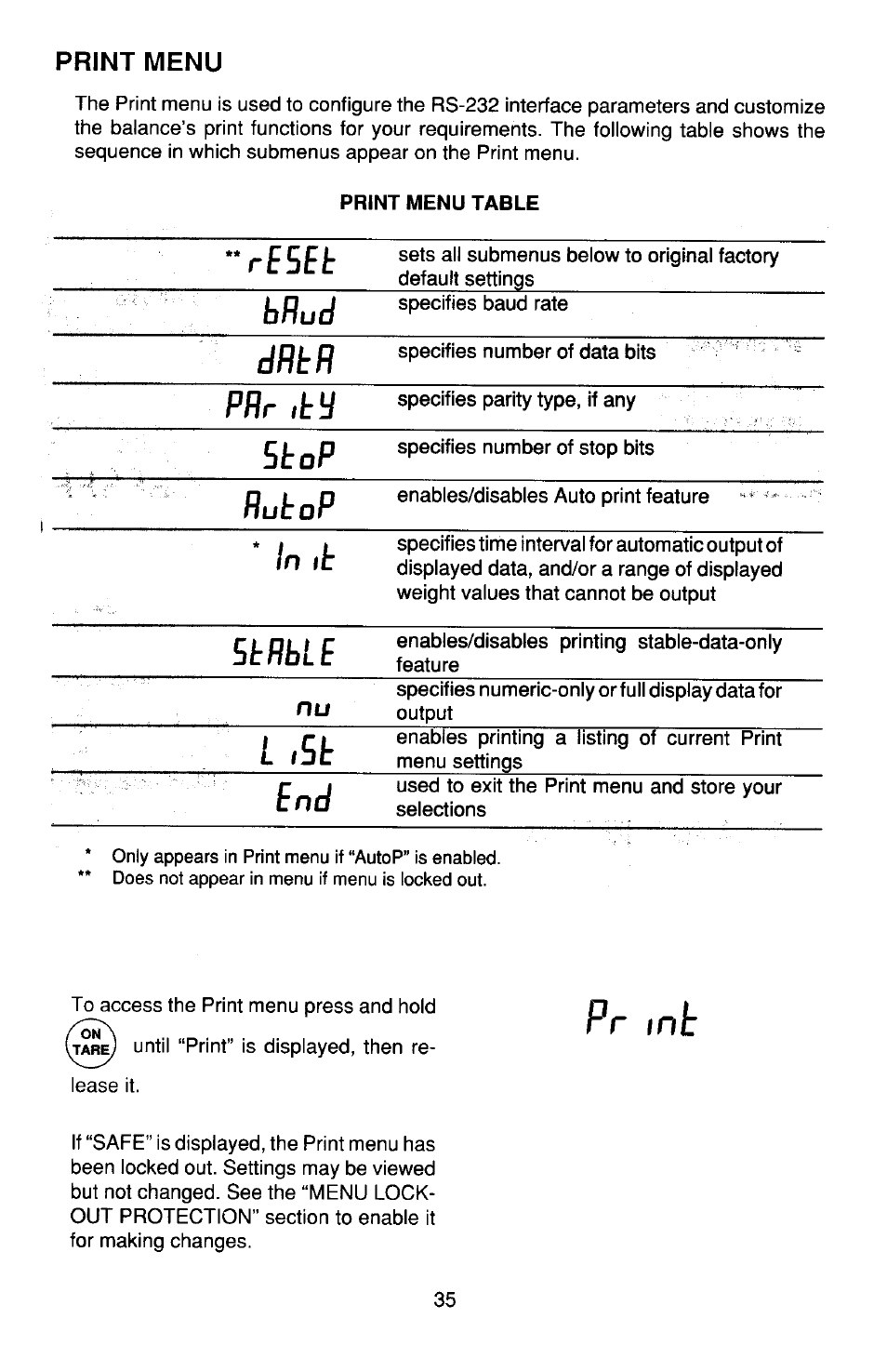 Ohaus TP Series Electronic Balance User Manual | Page 35 / 116