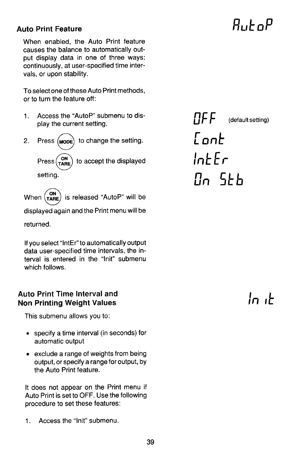 Ohaus TP Series Electronic Balance User Manual | Page 39 / 116