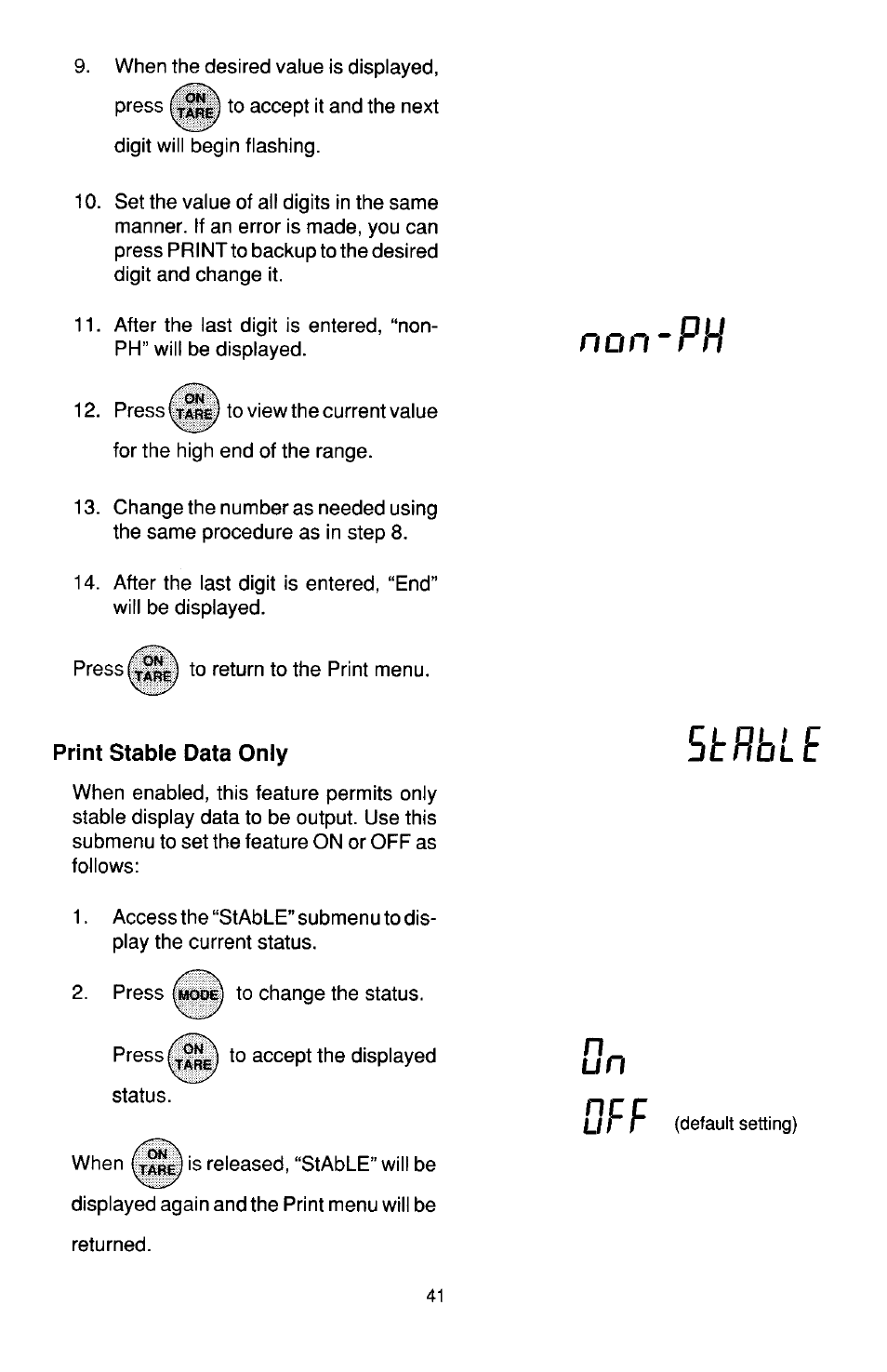 Ohaus TP Series Electronic Balance User Manual | Page 41 / 116