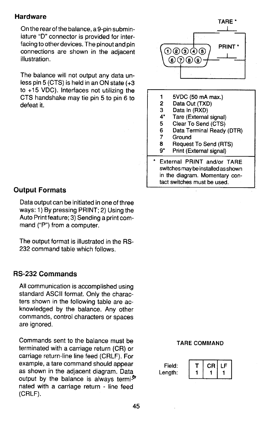 Ohaus TP Series Electronic Balance User Manual | Page 45 / 116