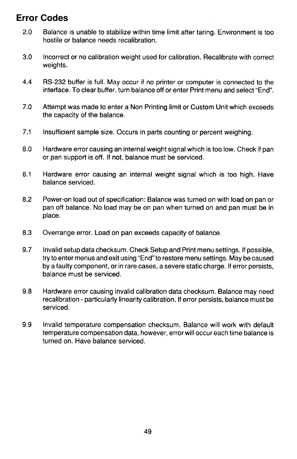 Ohaus TP Series Electronic Balance User Manual | Page 49 / 116