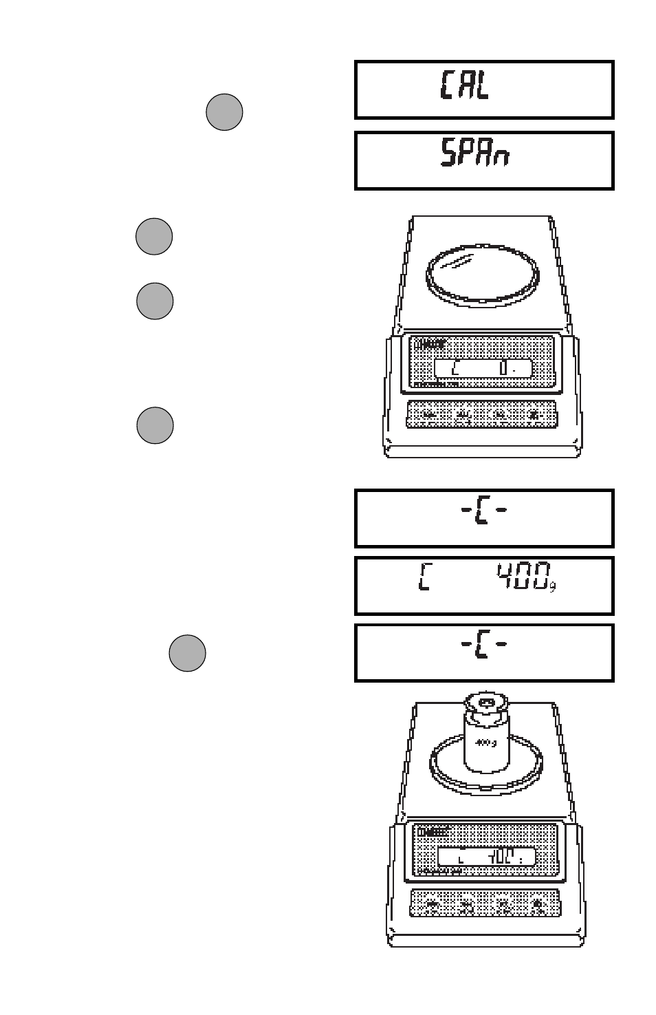 Span calibration | Ohaus TP Series Electronic Balance User Manual | Page 73 / 116