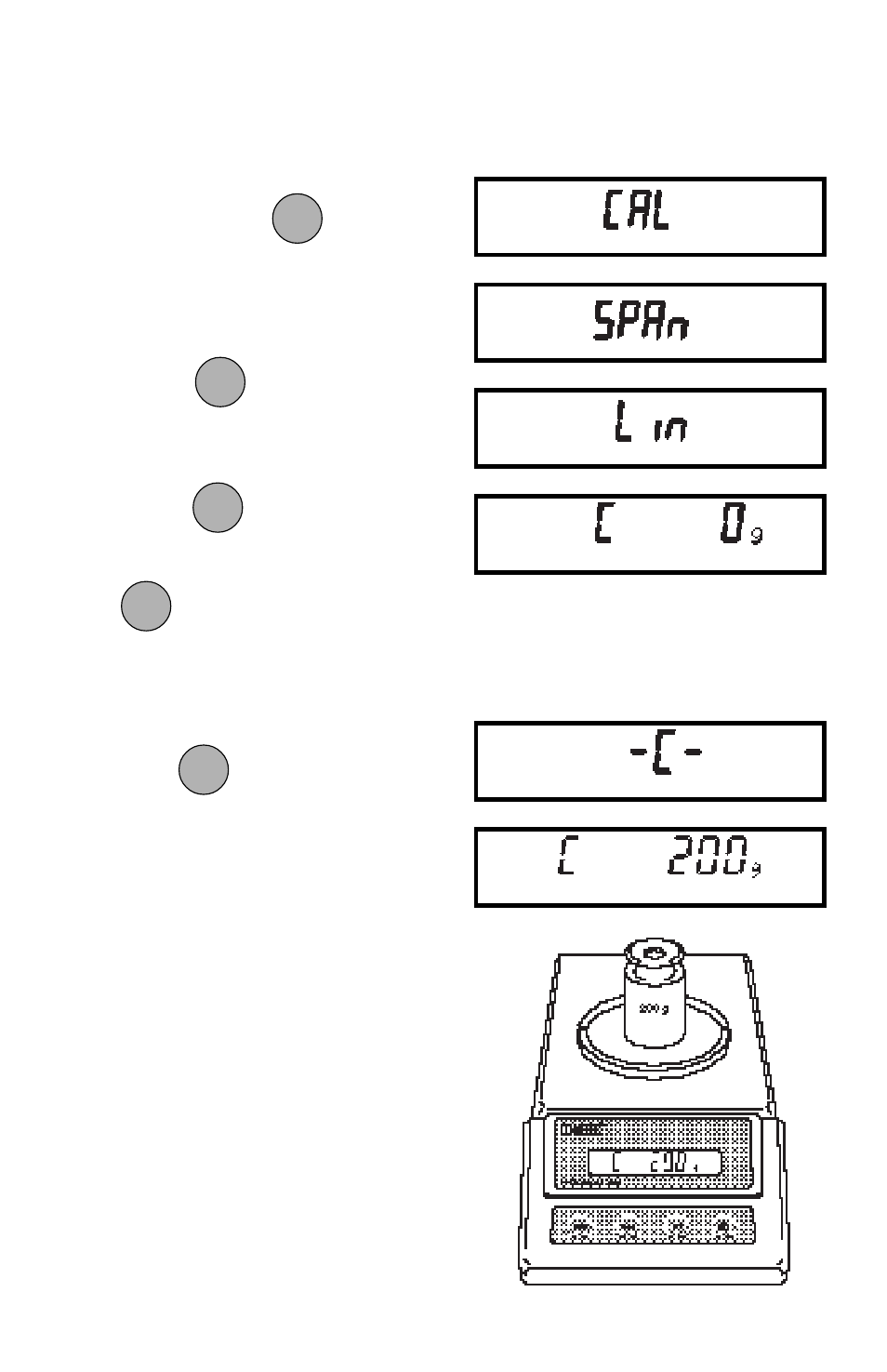 Linearity calibration | Ohaus TP Series Electronic Balance User Manual | Page 74 / 116