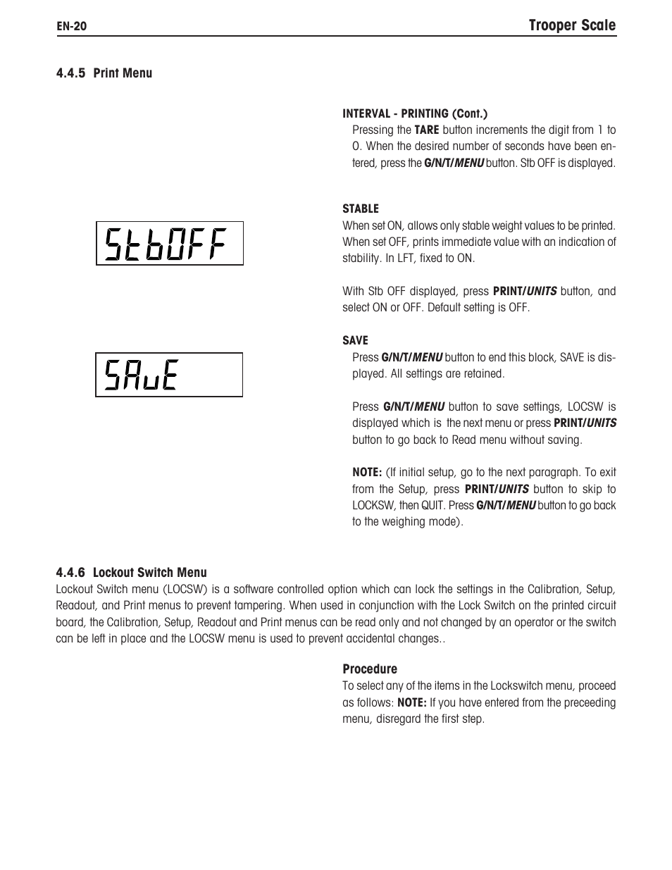 Trooper scale | Ohaus TROOPER COMPACT SCALES Manual multi User Manual | Page 26 / 112