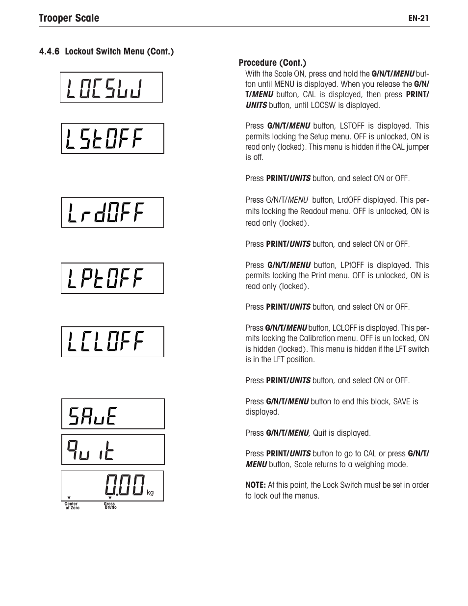 Trooper scale | Ohaus TROOPER COMPACT SCALES Manual multi User Manual | Page 27 / 112