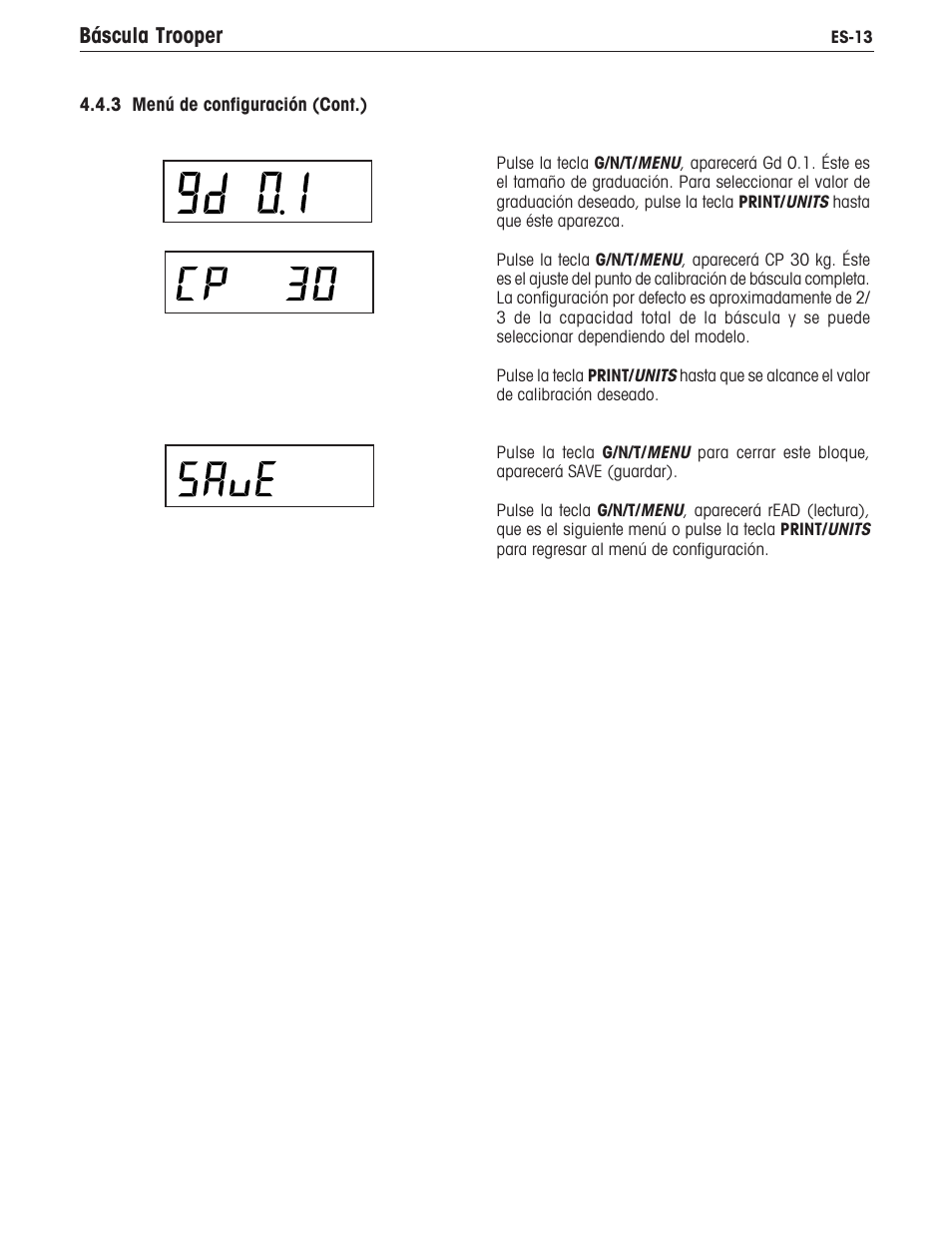 Báscula trooper | Ohaus TROOPER COMPACT SCALES Manual multi User Manual | Page 53 / 112