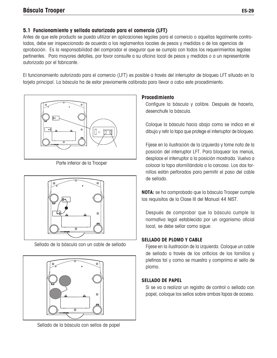 Báscula trooper | Ohaus TROOPER COMPACT SCALES Manual multi User Manual | Page 69 / 112