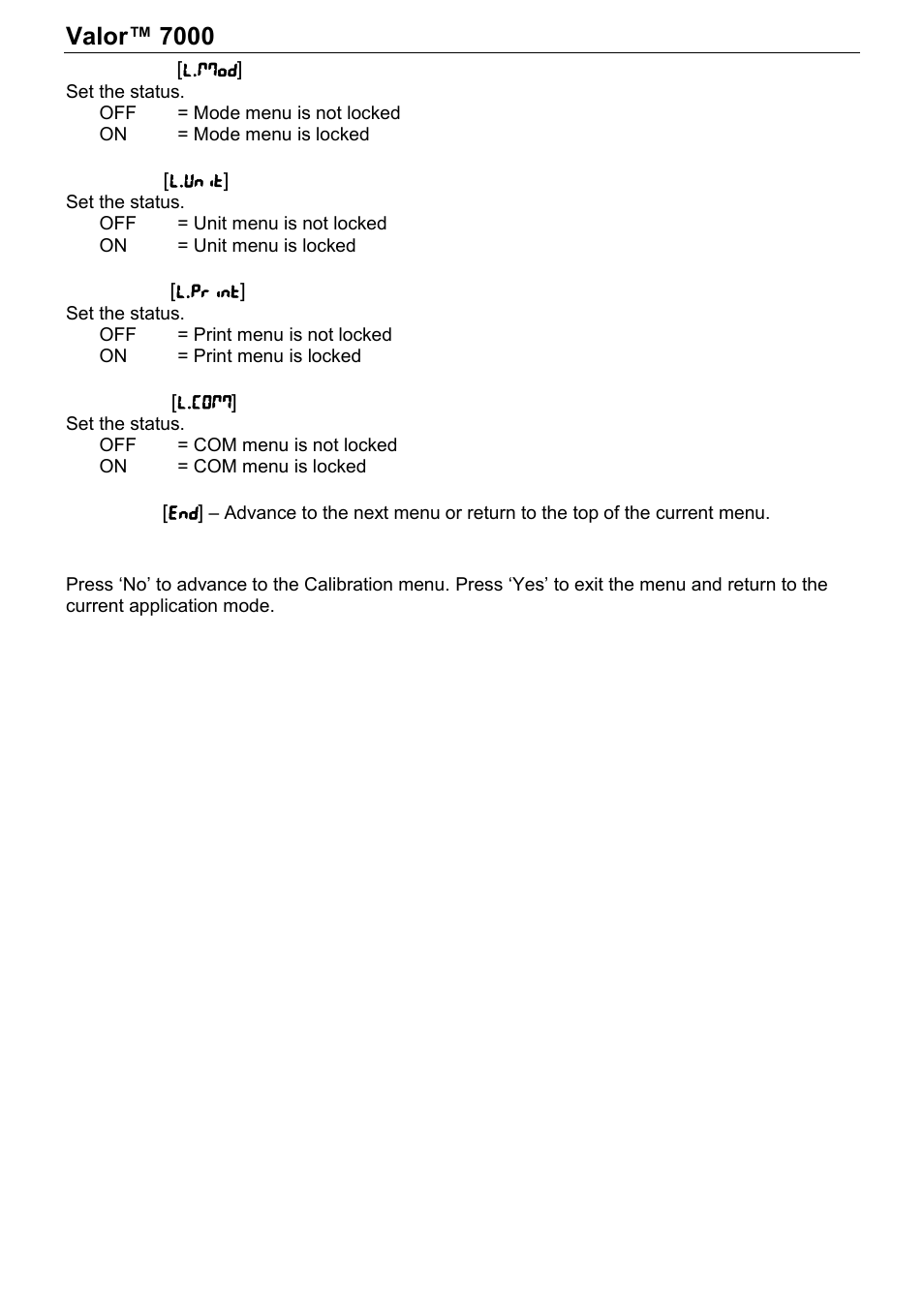 Valor™ 7000, Series en-23 | Ohaus Valor 7000 Series COMPACT FOOD SCALES Manual User Manual | Page 25 / 40