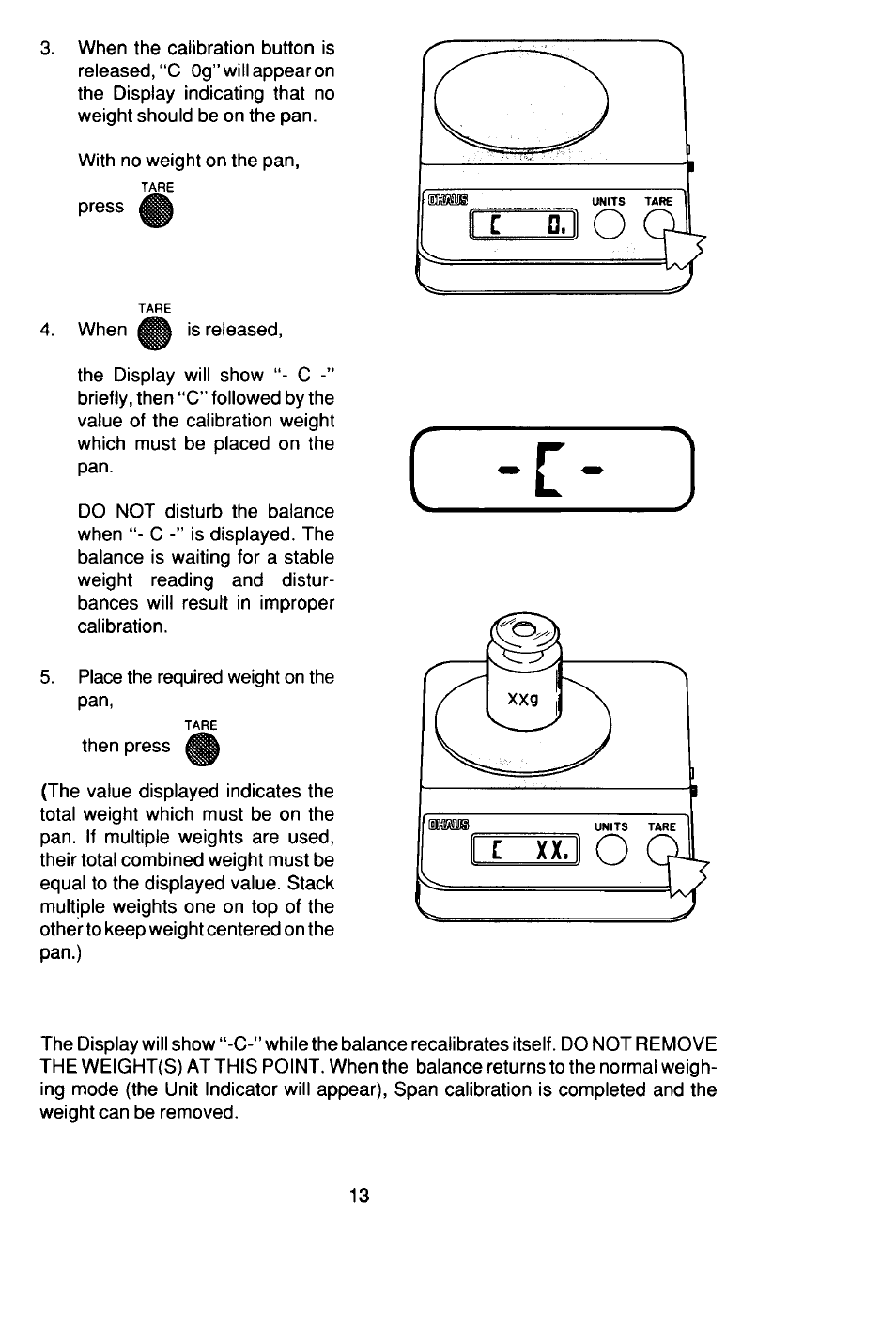 Ohaus CT Series ELECTRONIC BALANCE User Manual | Page 13 / 145