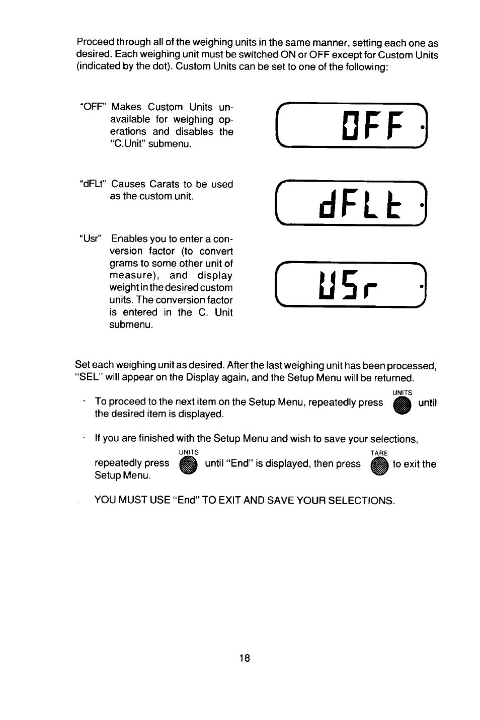 Ohaus CT Series ELECTRONIC BALANCE User Manual | Page 18 / 145