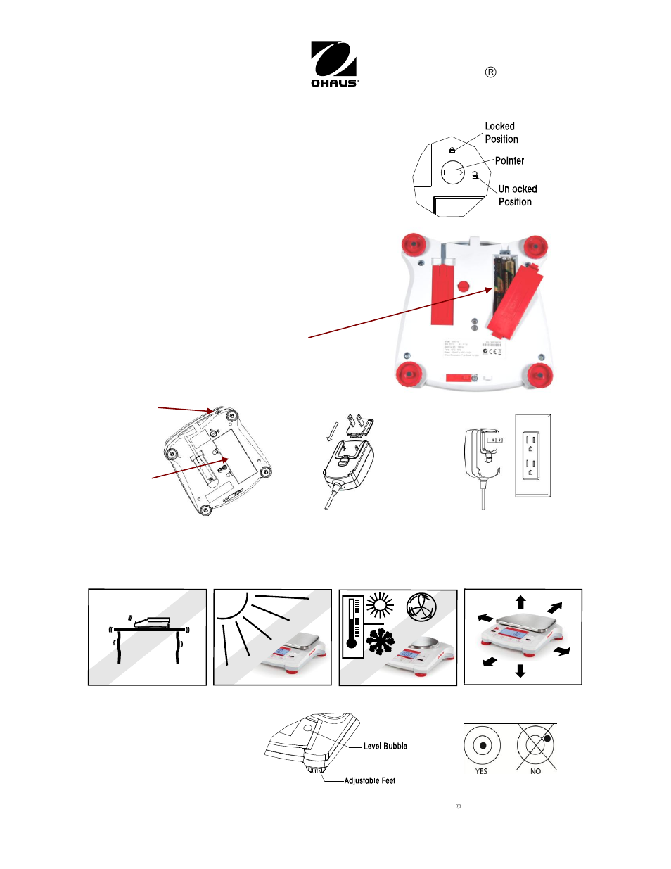 Ohaus NAVIGATOR NVT Quick Start Guide User Manual | 4 pages