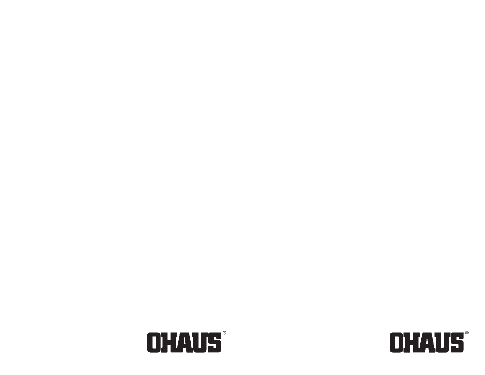 Zero adjustment, Instruction supplement | Ohaus C 305 ELECTRONIC BALANCE User Manual | Page 10 / 64