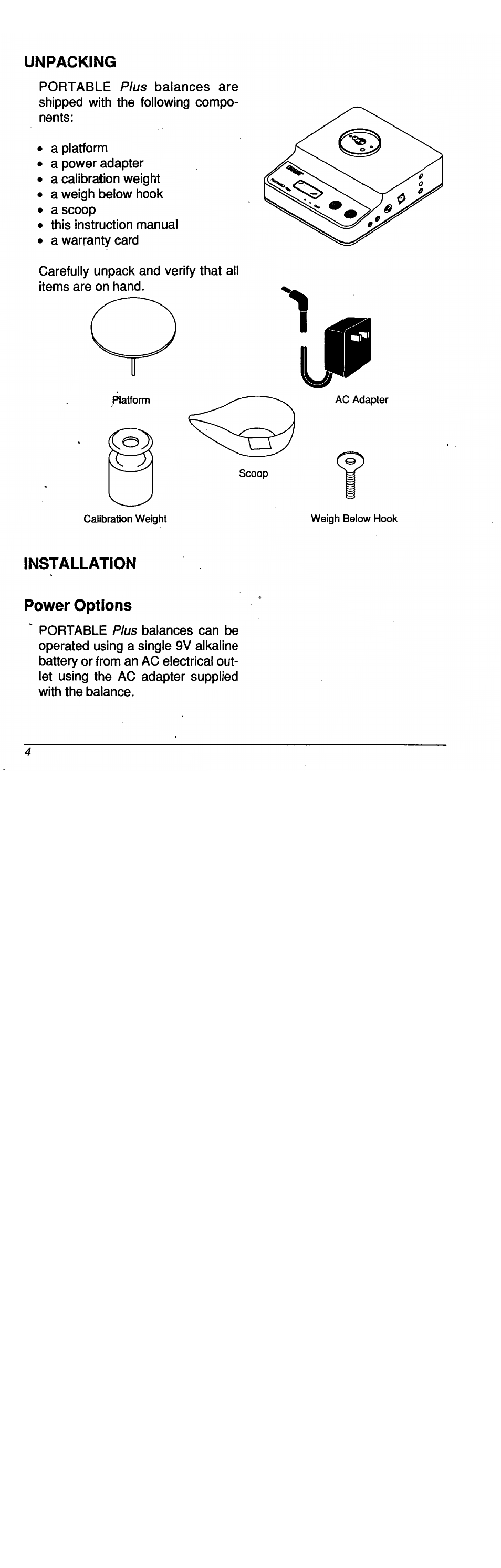 Ohaus C 305 ELECTRONIC BALANCE User Manual | Page 14 / 64