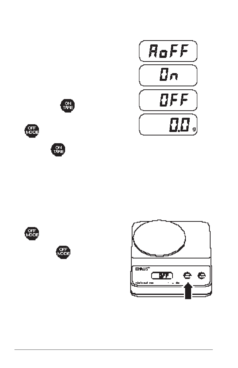 Auto shut off, Turning off the balance | Ohaus C 305 ELECTRONIC BALANCE User Manual | Page 53 / 64