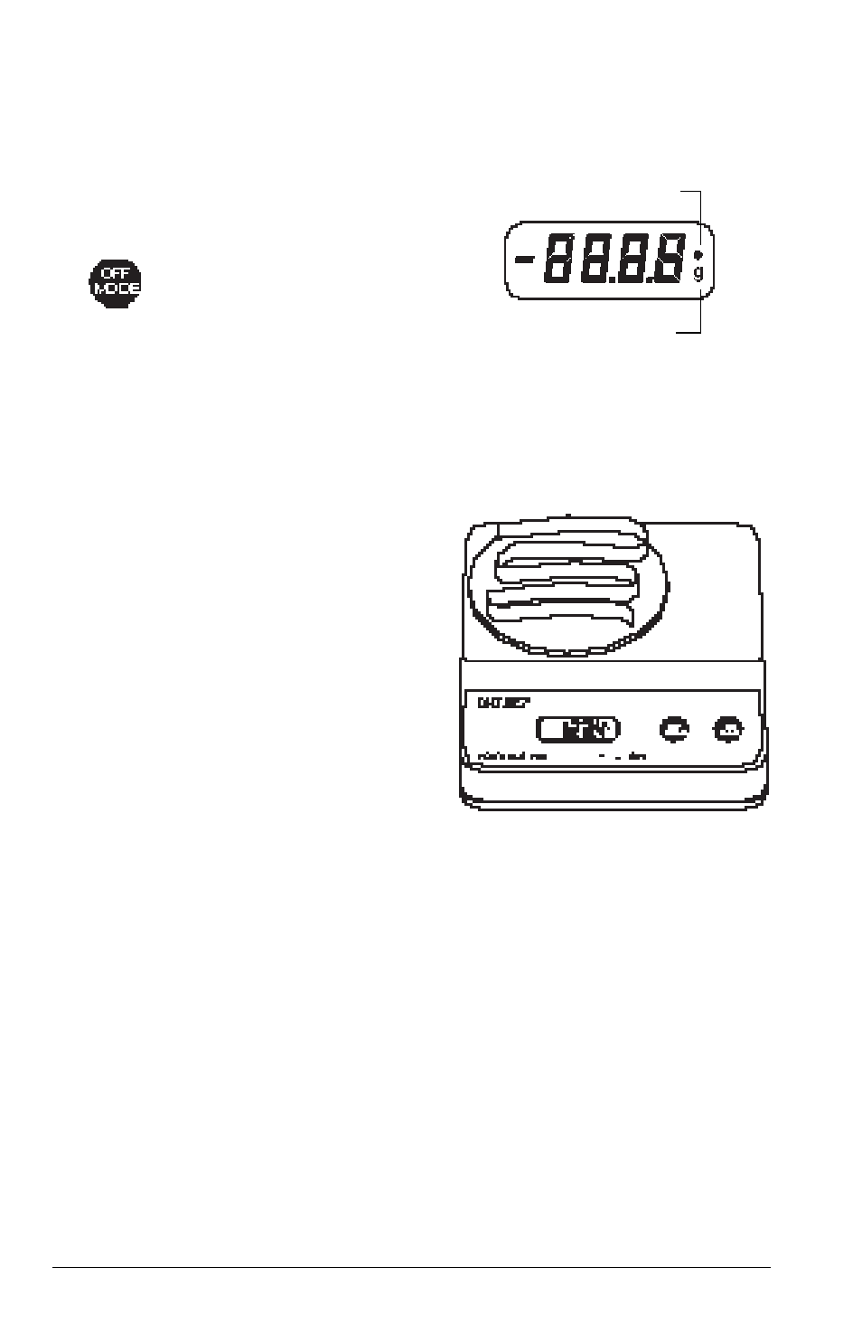 Unit selection (g or dwt), Weighing | Ohaus C 305 ELECTRONIC BALANCE User Manual | Page 57 / 64