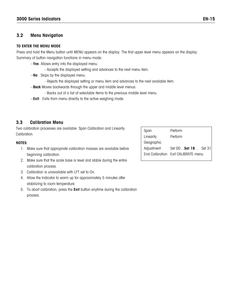 Ohaus T31XW Indicator Manual en User Manual | Page 17 / 46