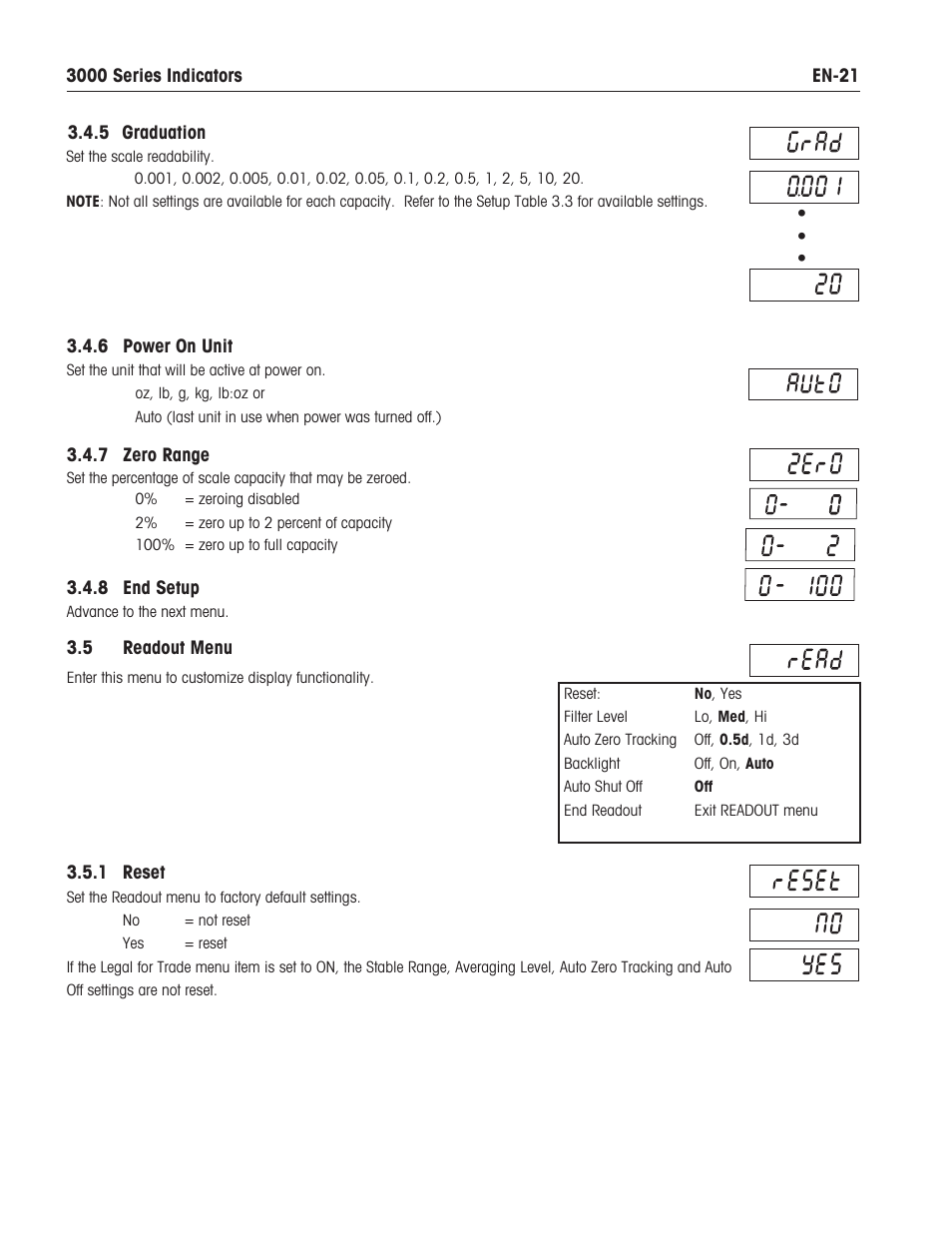 Ohaus T31XW Indicator Manual en User Manual | Page 23 / 46