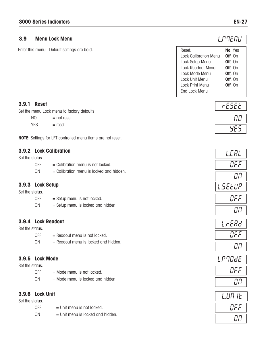 Ohaus T31XW Indicator Manual en User Manual | Page 29 / 46