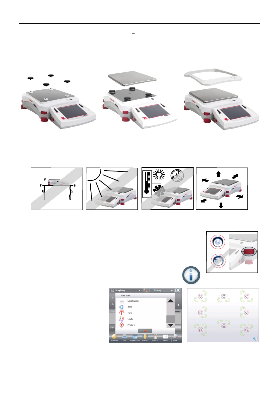 Ohaus EXPLORER PRECISION HIGH CAPACITY BALANCES Manual User Manual | Page 11 / 156