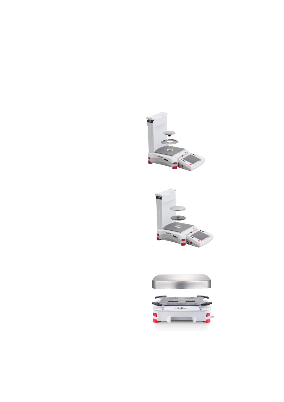 Ohaus EXPLORER PRECISION HIGH CAPACITY BALANCES Manual User Manual | Page 9 / 156