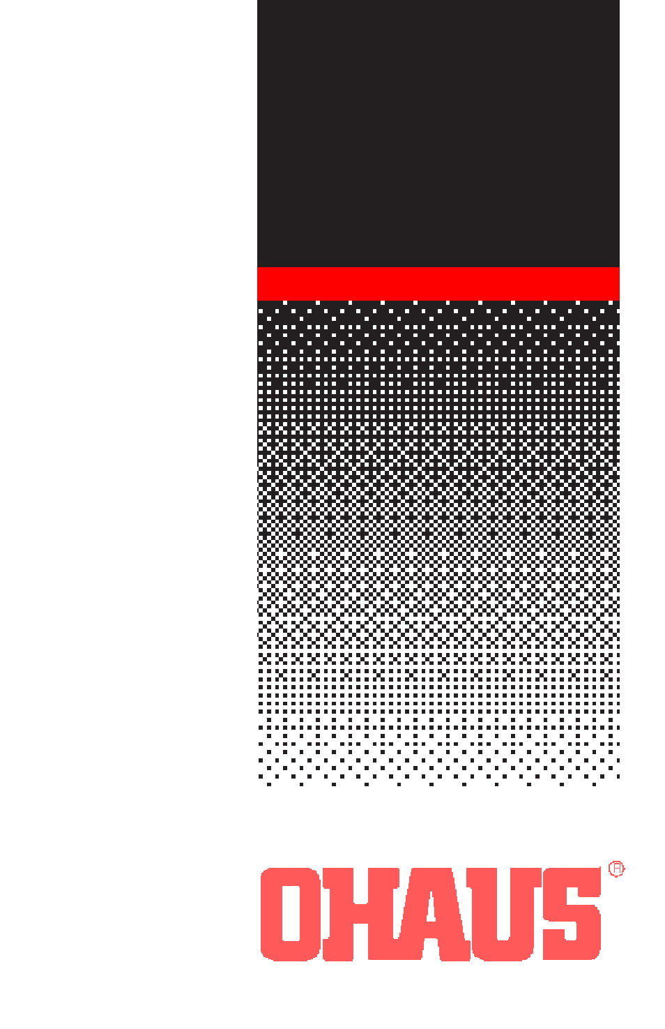 Ohaus WB Series Scale Base User Manual | 6 pages