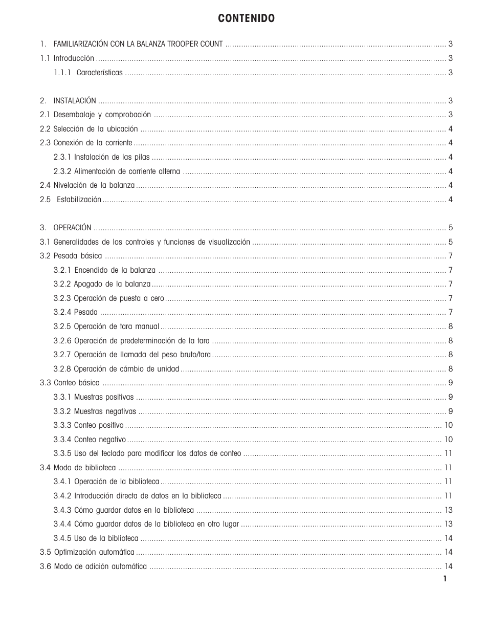 Ohaus TROOPER COMPACT COUNTING SCALES Manual multi User Manual | Page 38 / 104
