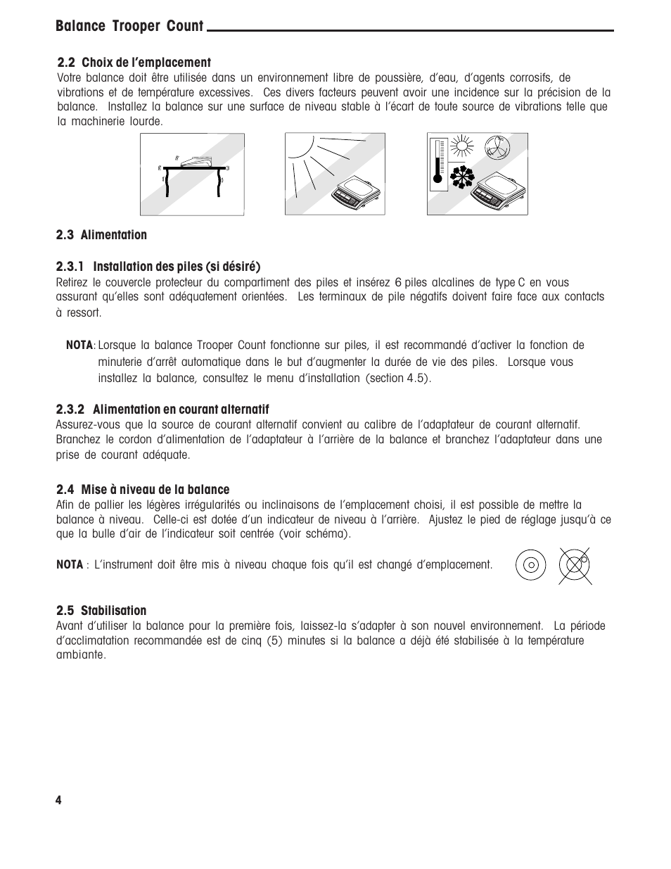 Balance trooper count | Ohaus TROOPER COMPACT COUNTING SCALES Manual multi User Manual | Page 74 / 104