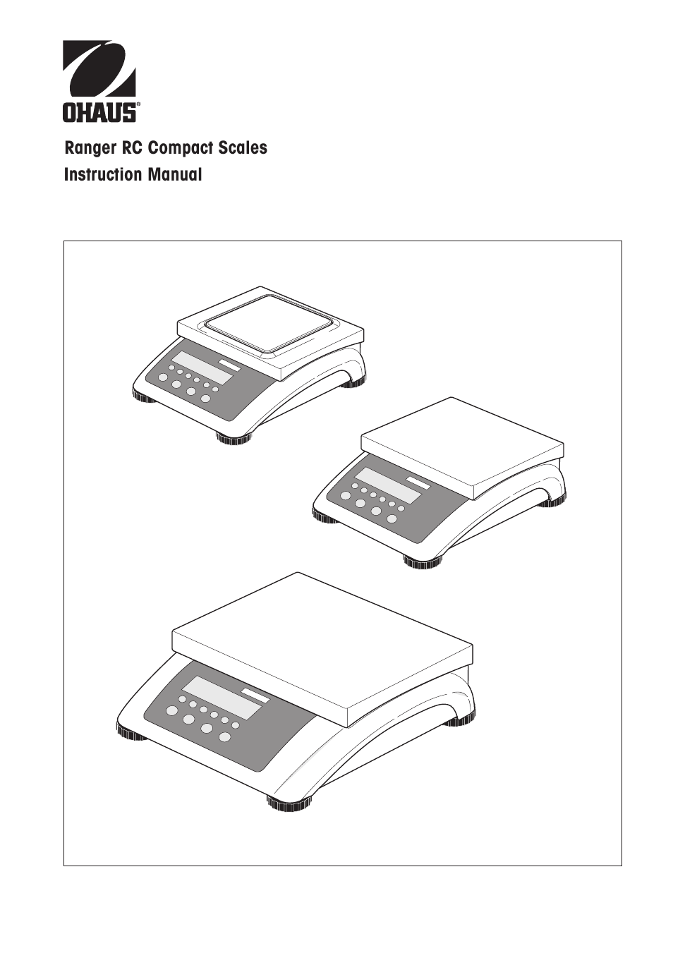 Ohaus RANGER COMPACT COUNTING SCALES Manual en User Manual | 58 pages