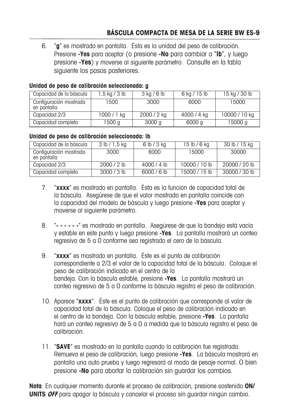 Ohaus BW WASHDOWN SCALES Manual multi User Manual | Page 27 / 52