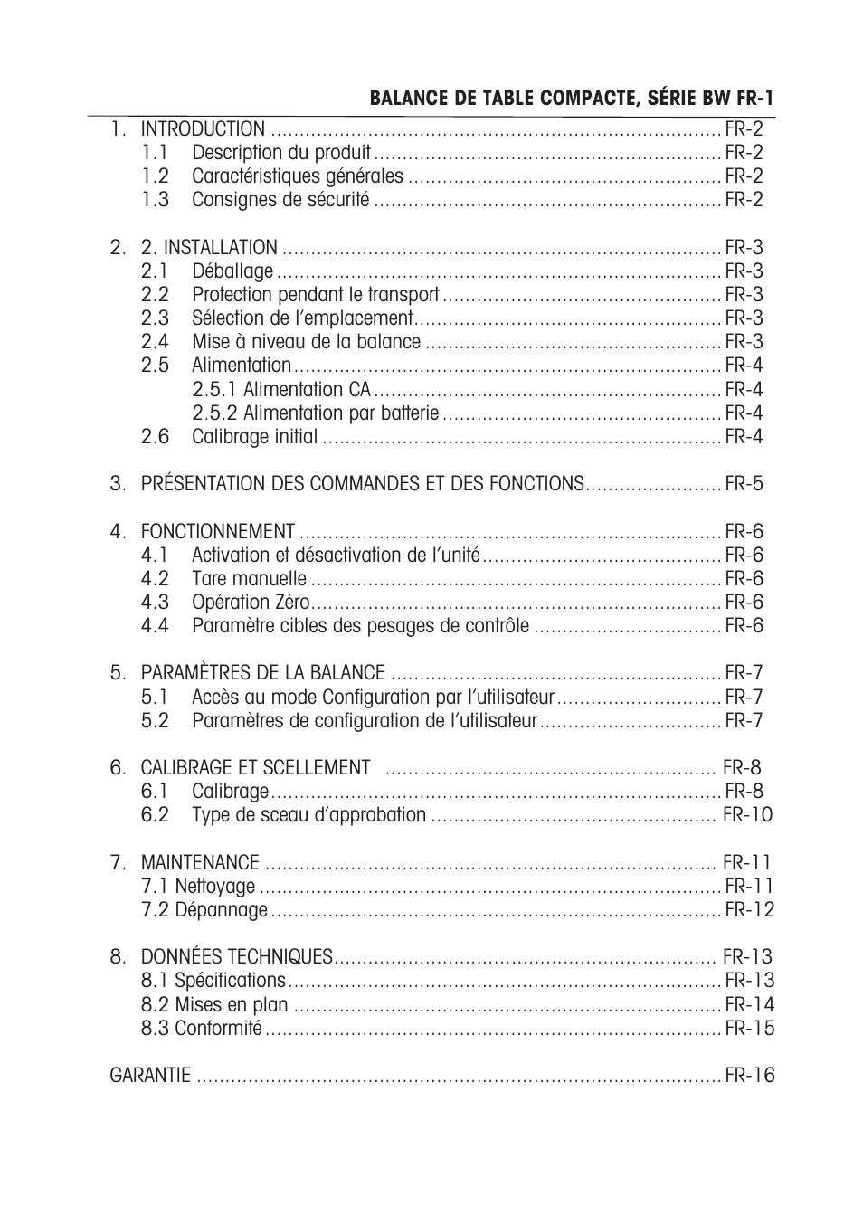 Text bwxxus-fr-b.pdf | Ohaus BW WASHDOWN SCALES Manual multi User Manual | Page 35 / 52