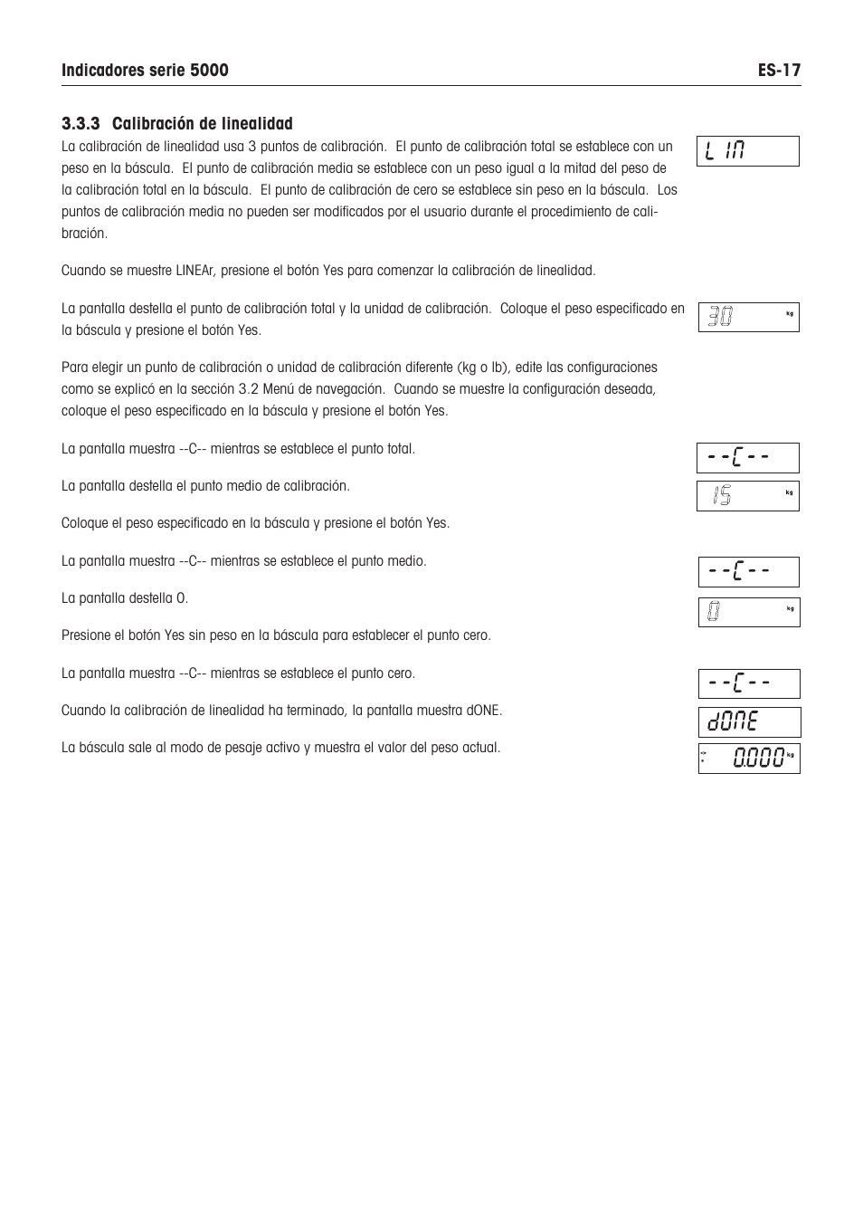 Ohaus DEFENDER 5000 BENCH SCALES Manual es User Manual | Page 19 / 64