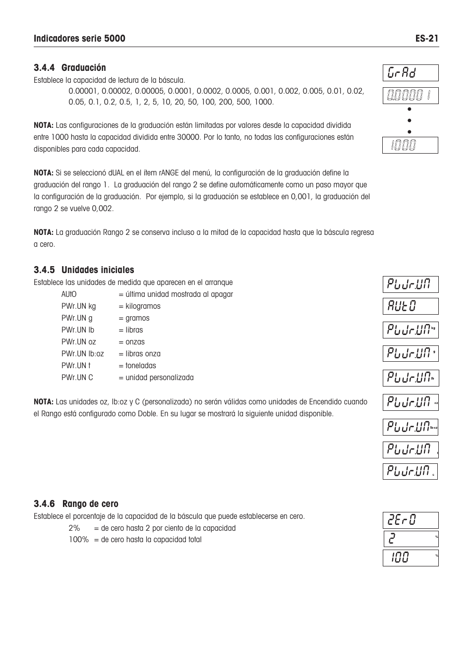 Ohaus DEFENDER 5000 BENCH SCALES Manual es User Manual | Page 23 / 64