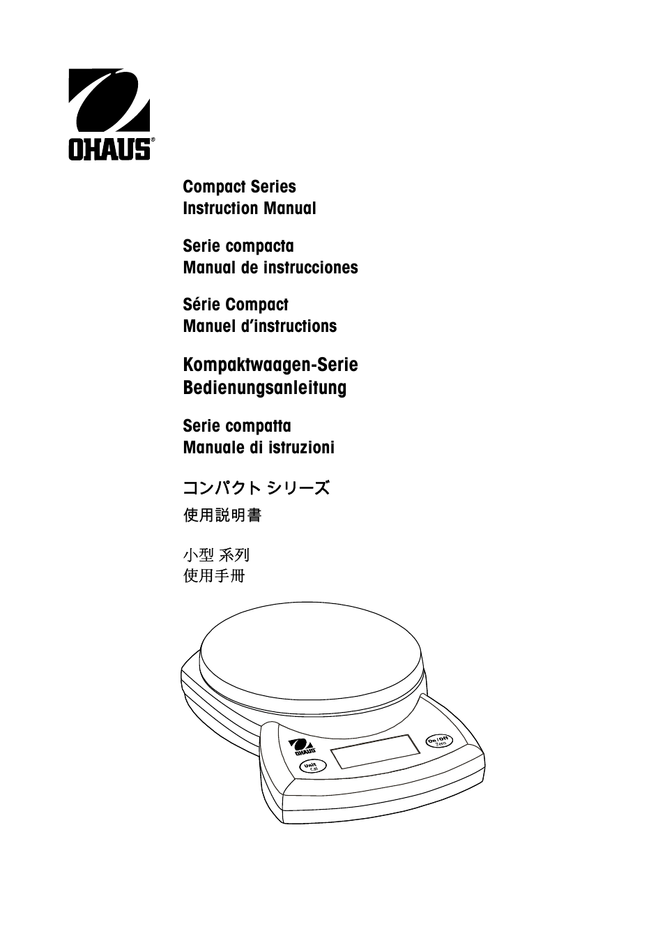 Ohaus RUBY JEWELRY SCALES Manual multi User Manual | 44 pages