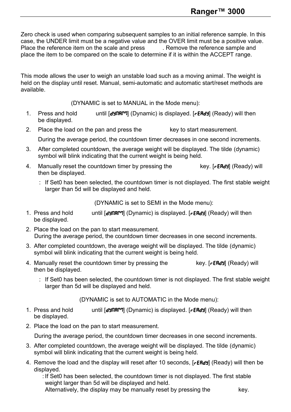 Series | Ohaus RANGER 3000 COMPACT SCALES Manual User Manual | Page 12 / 40