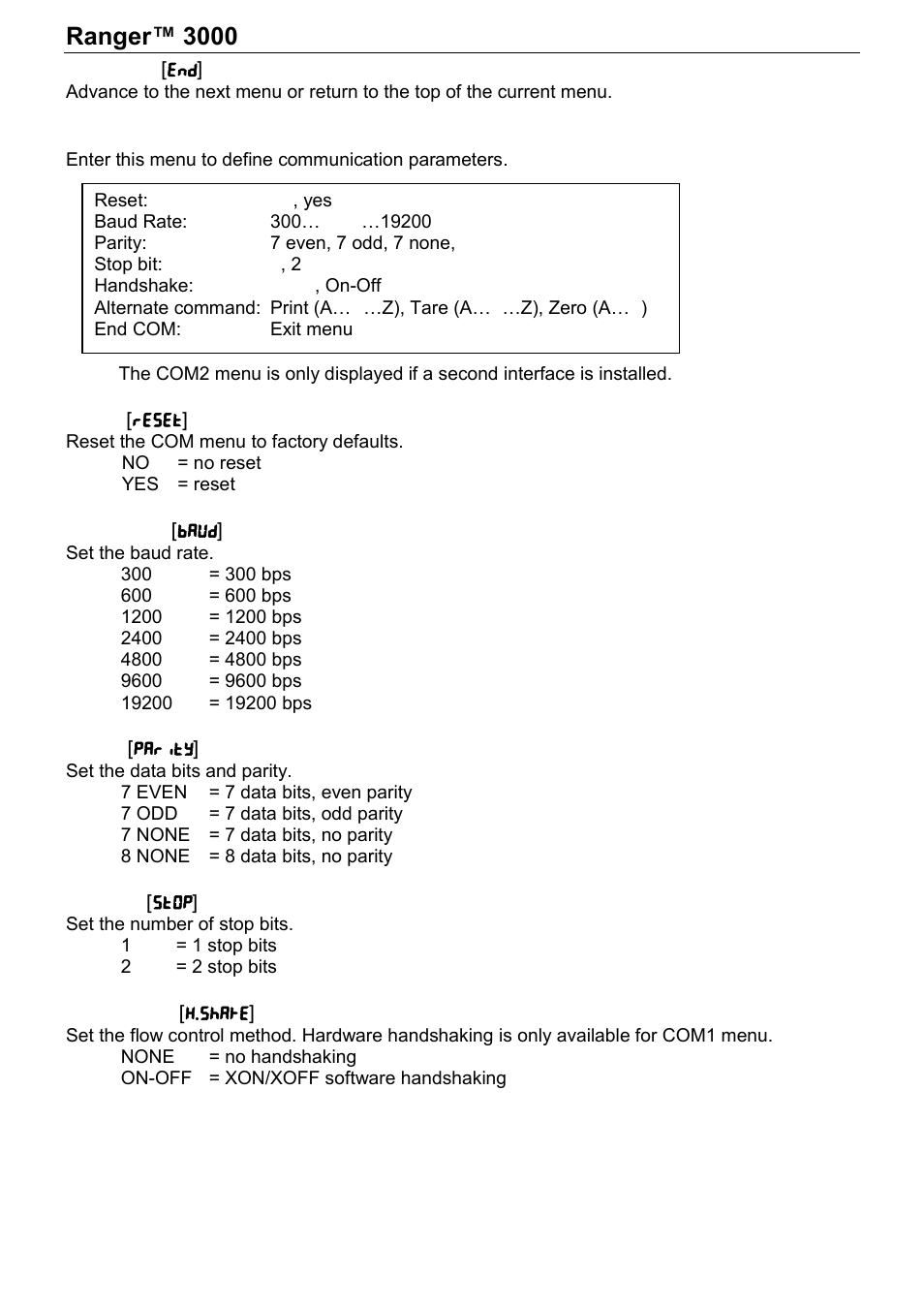 Ranger™ 3000, Series en-21 | Ohaus RANGER 3000 COMPACT SCALES Manual User Manual | Page 23 / 40